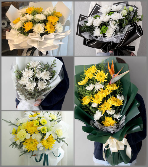 福建泉州南安市水头镇山前村白事花束代送